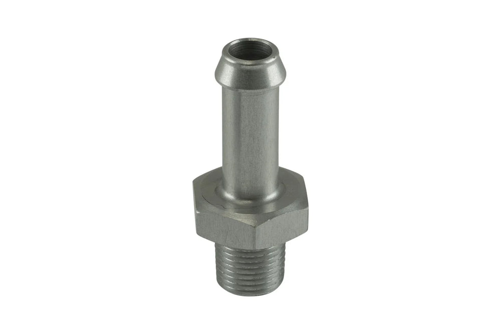 Turbosmart 8mm / 5/16in Hose End to 1/8 NPT Male Straight - Clear