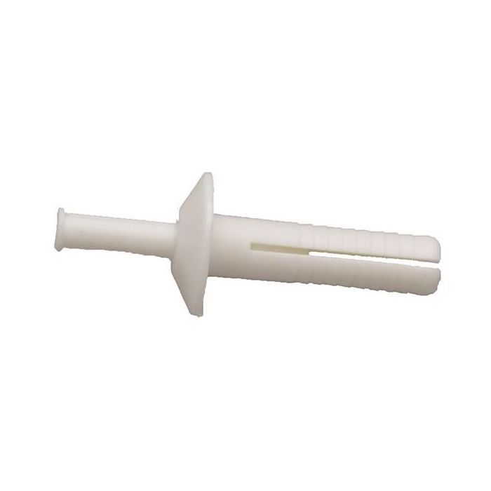 1 PLASTIC RIVET WHITE (25 PACK)