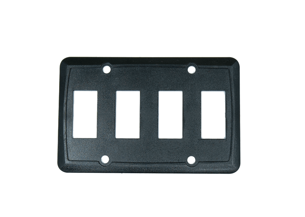 QUAD FACE PLATE, BLACK