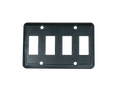 QUAD FACE PLATE, BLACK