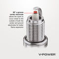 NGK V-Power Spark Plug Box of 4 (ZFR6K-9E)