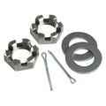 PKG SPINDLE NUT 1IN W/WASHERS & COTTER PINS