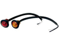 LIGHT,.75IN,RD,MARKER,3LED,AMBER,W/