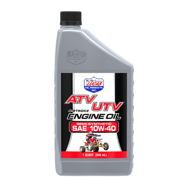 SEMISYNTHETIC SAE 10W40 ATV OIL 1 QUART CASE OF 6