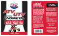 SEMISYNTHETIC SAE 10W40 ATV OIL 1 QUART CASE OF 6