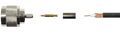 N MALE CRIMP CONNECTOR FOR RG58 CAB