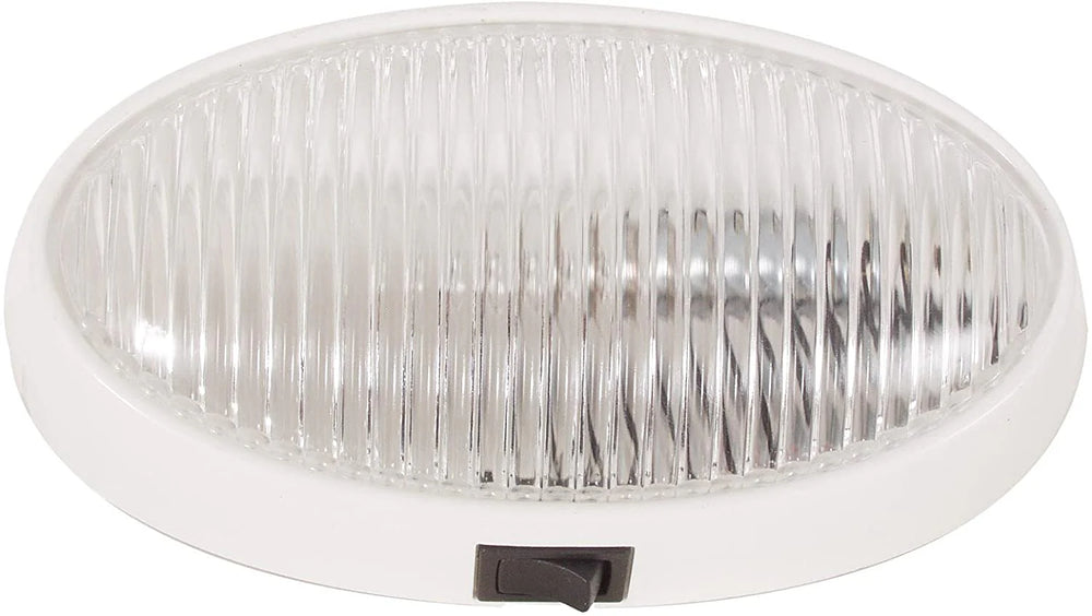 PORCH LIGHT OV W/SWITCH, CLEAR