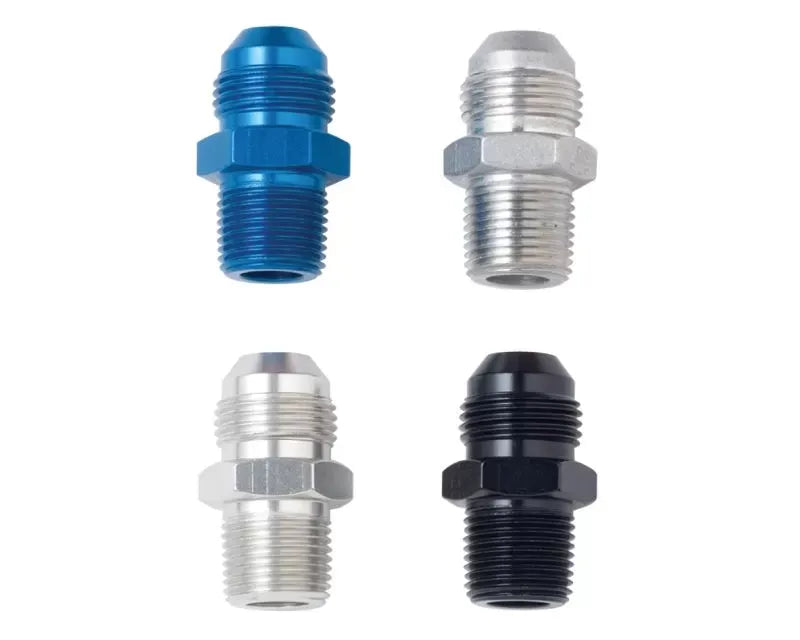 Fragola -4AN x 1/4 NPT Straight Adapter - Black