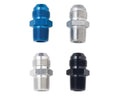 Fragola -4AN x 1/4 NPT Straight Adapter - Black