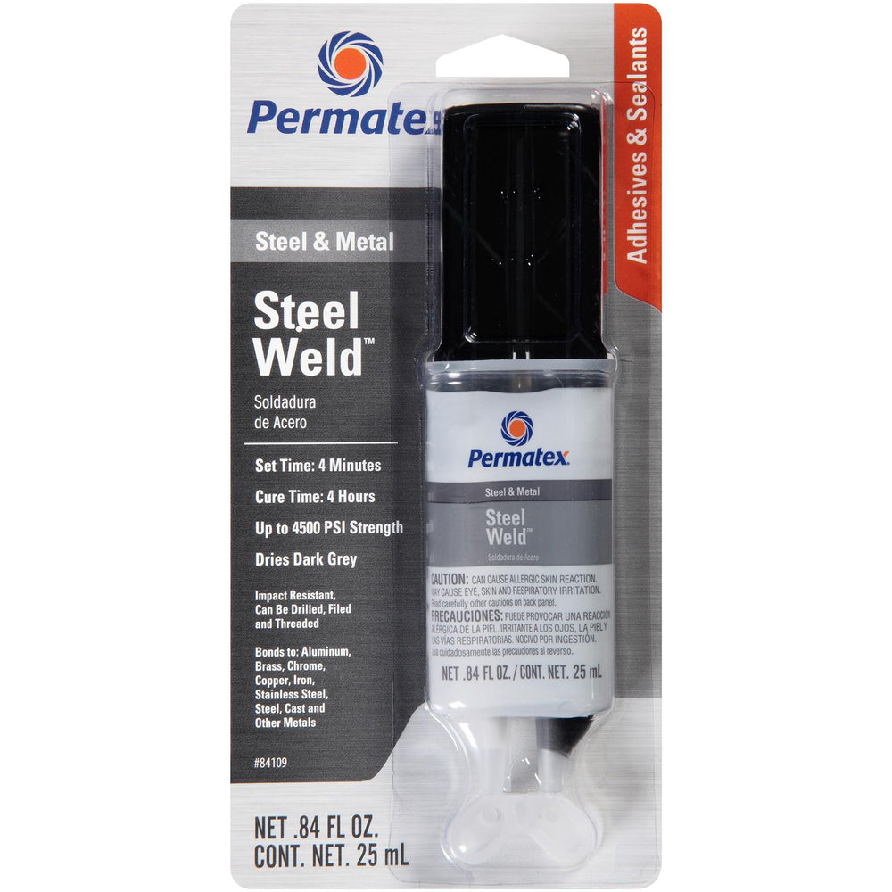 5 MINUTE STEEL WELD EPOXY DOUBLE SYRINGE 25ML