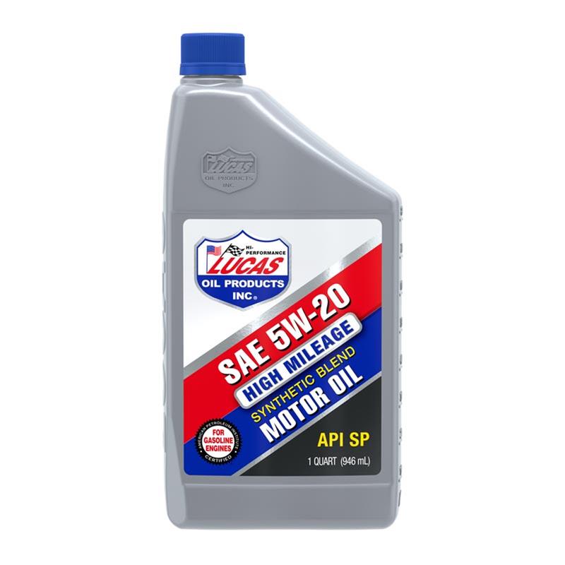 SYNTHETIC BLEND HIGH MILEAGE SAE 5W