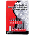 16 PC STAR BIT SET