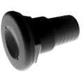 1 1/2IN STRAIGHT BARBED THRUHULL BLACK