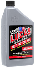 SAE 20W50 MOTORCYCLE OIL 1 QUART CASE OF 6