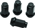QuadBoss Lug Nuts 10x1.25 - 14mm-Od - Black - Box of 4