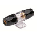 AGU FUSE HOLDER NICKEL 4/8 GAUGE EACH - RETAIL PACK