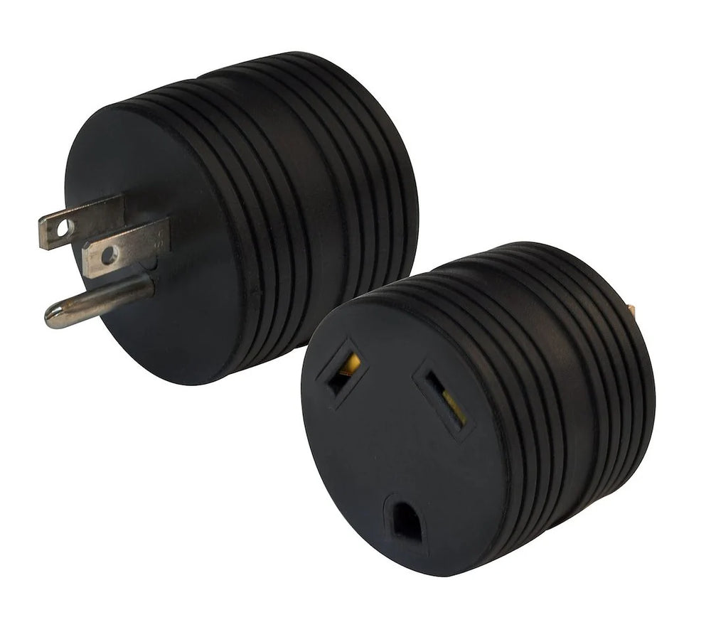 15A MALE TO 30A FEMALE ROUND ADAPTER PLUG