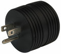 15A MALE TO 30A FEMALE ROUND ADAPTER PLUG