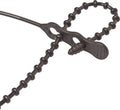 CABLE TIE, BEADED, 12", BLACK, 40PC