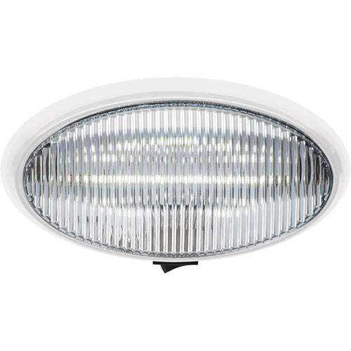 LED PORCH;OVAL;SWITCH; WHITE BASE:C