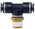 PUSH-LOCK SWIVEL TEE 1/8