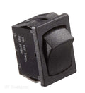 BLACK ROCKER SWITCH 10 A ON/OFF SPST CUTOUT .508IN X .756IN