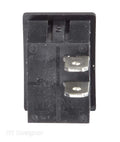 BLACK ROCKER SWITCH 10 A ON/OFF SPST CUTOUT .508IN X .756IN