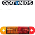 LED M/C 2 LED DUAL AMB/RED FNDR SRF