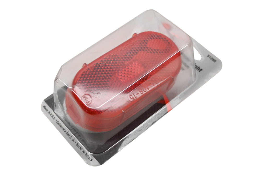 OVAL CLEARANCE LIGHT RED