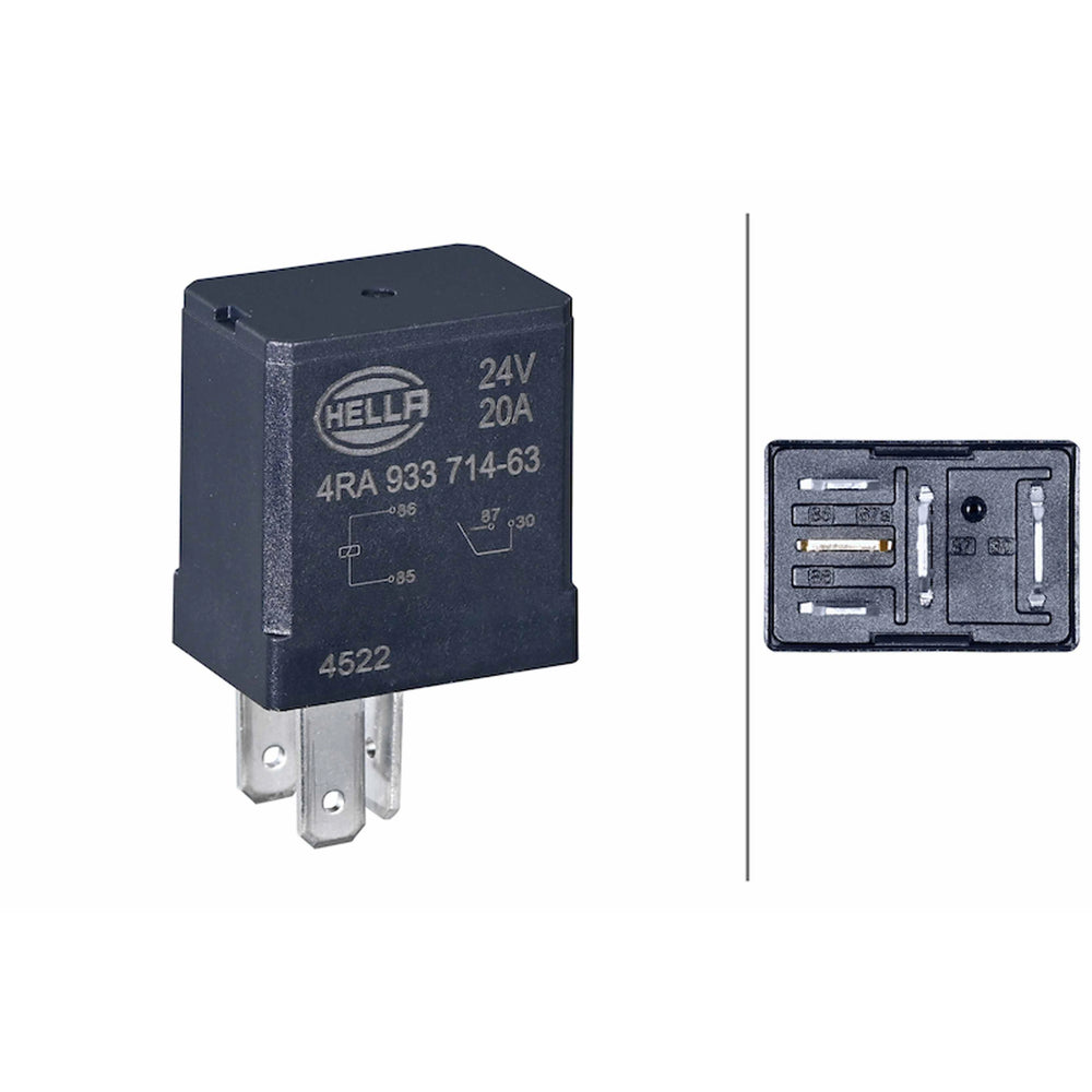 RELAY MICRO ISO 4 POLE 24V SPST