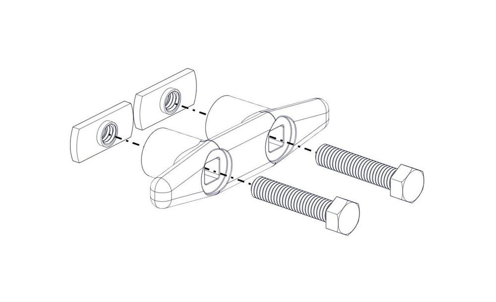 CLEAT REPLACEMENT KIT (1 CLEAT W/ H