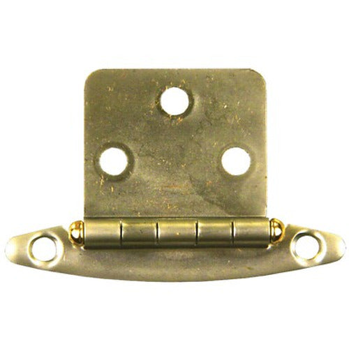 FREE SWING FLUSH MOUNT HINGE BRASS (2 PK)