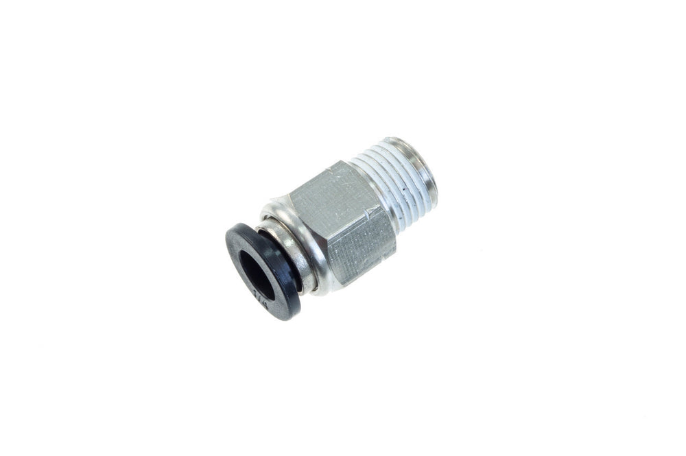 3/8IN VACUUM FITTING PUSH TO CONNECT STRAIGHT 1/8IN NPT MALECLEAR