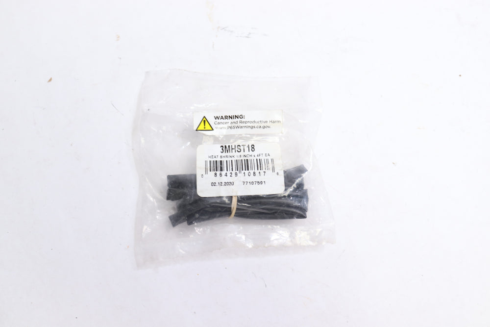3M HEAT SHRINK TUBING 1/8 INCH X 4 FOOT EACH