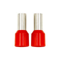 FERRULES - RED 8GA - 50 PER BAG