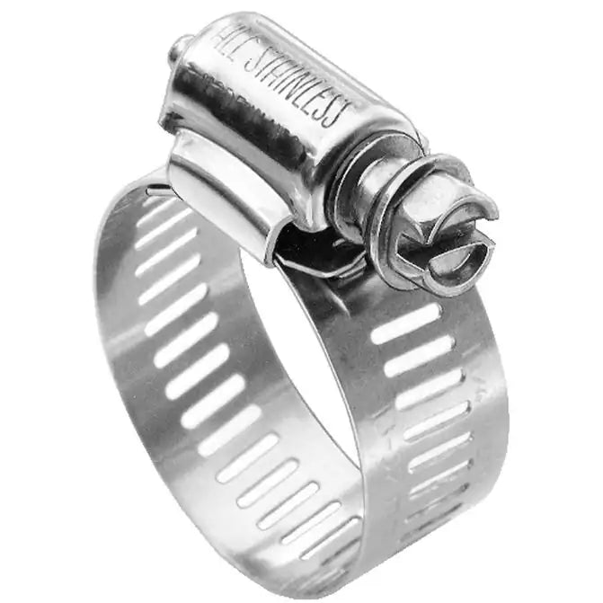 Gates Stainless Steel Heavy-Duty Clamp Size 1 (Hose ID 5/32in-1/2in /  Range 1/4in-5/8in)