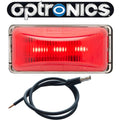 LED MARKER LIGHT MINI CHROME RED