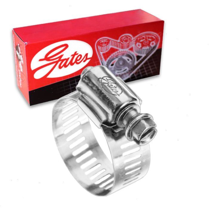 Gates Stainless Steel (Marine) - Size 8M (Fits Hose I.D. 5/16in to 1/2in Clamping Range 7/16in to 1in)