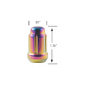 SMALL DIAMETER COLOR LUG NUTS BULK 12MM X 1.50 ACORN PRISM LIGHT