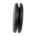 NOTCHED DIAPHRAGM GROMMET .75 ID X 1 OD BLACK FOR MANUAL OVERRIDE HOLE