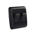 IP66 SINGLE SWITCH PLATE BLACK