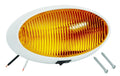 PORCH LIGHT #79 OVAL AMBER W/WHITE