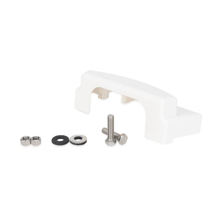 REPLACEMENT HINGE COVER & HARDWARE WHITE