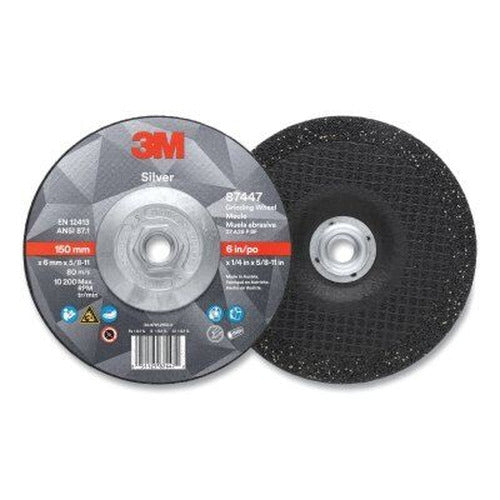3M SILVER DEPRESSED CENTER GRINDIN