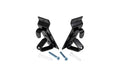 SLAT WALL WHEEL HOOK BLACK 2PC