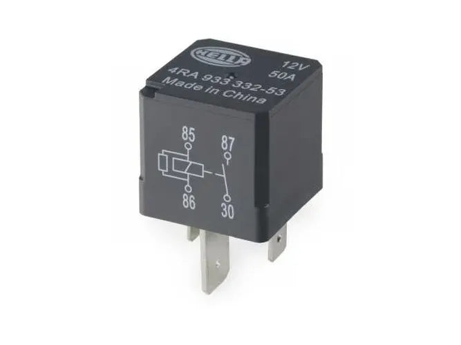 Hella Mini Change-Over Relay 12V 30A-40A 5-Pin Connector (QTY. 1)