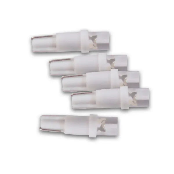 EVO FORMANCE DASH LIGHTS LED T5 BULB WHITE (PACK OF 5)