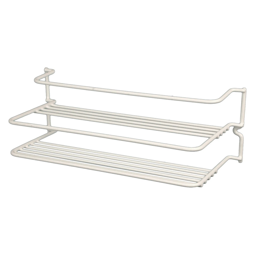 DOUBLE SPICE RACK-WHITE