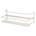 DOUBLE SPICE RACK-WHITE