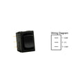MINI MOMON/OFF/MOMON SWITCH BLACK